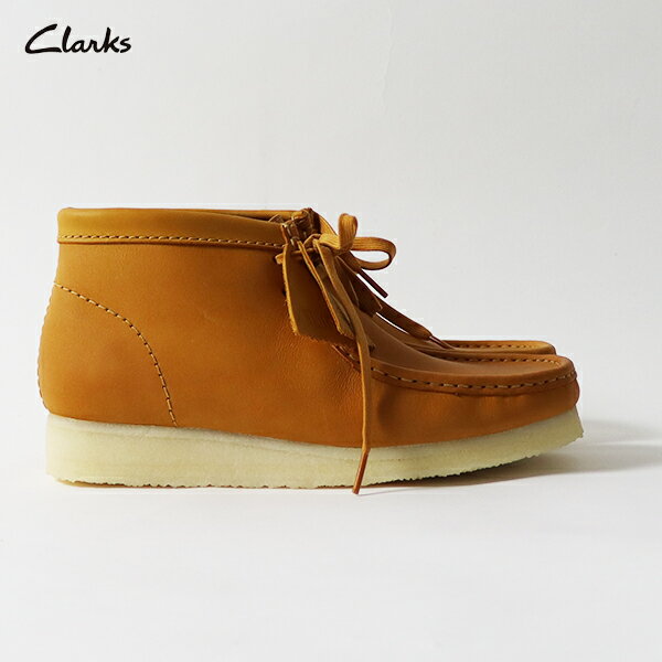 (10%OFFクーポン対象) CLARKS クラークス / Wallabee Boot メンズ ワラビーブーツ (ミッドタンレザー) ..