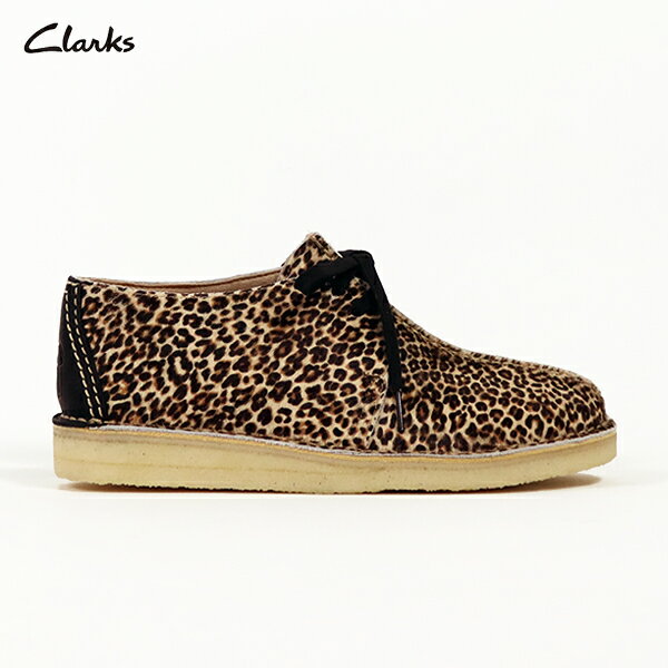 10%OFFクーポン対象 / クラークス CLARKS / Desert Trek デザートトレック / 26185588 / ヒョウ柄 / センターシーム / レースアップシューズ / CLARKS ORIGINALS / メンズ / 2026春夏