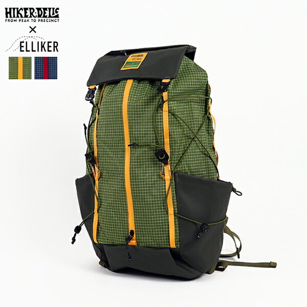 Rakuten - 20%OFFクーポン対象 / エリカー ELLIKER / Cautley / HIKERDELIC x ELLIKER Flap Over Backpack 23L / 34065 / Hikerdelicコラボレーション / バックパック / 防水 / 撥水 / PC収納 16インチ対応 / アウトドア / 登山 / フェス / 2026春夏