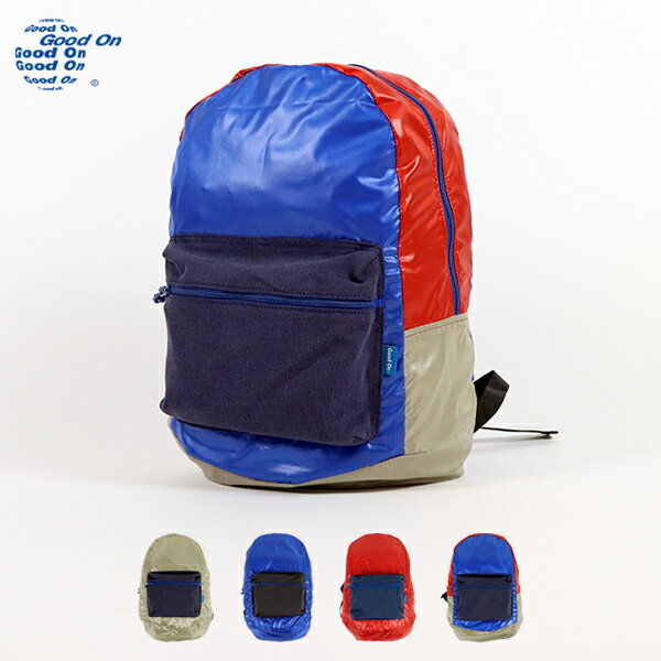 Rucksacks, Day Packs - グッドオン GOOD ON / GOOD ON D-PACKABLE デイパッカブル / GOGD2602 / リュック / バックパック / ポケッタブル / 折りたたみ / コンパクト / 軽量 / 再生ポリエステル / デイリーユース / アウトドア / 旅行 / ユニセックス / 2026春夏 / ネコポス配送