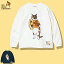 20%OFF / ゴースローキャラバン go slow caravan / 超ヘビーUSA/C どら焼き猫ロングスリーブ TEE / 332803 / 2024秋冬 / ネコポス配送