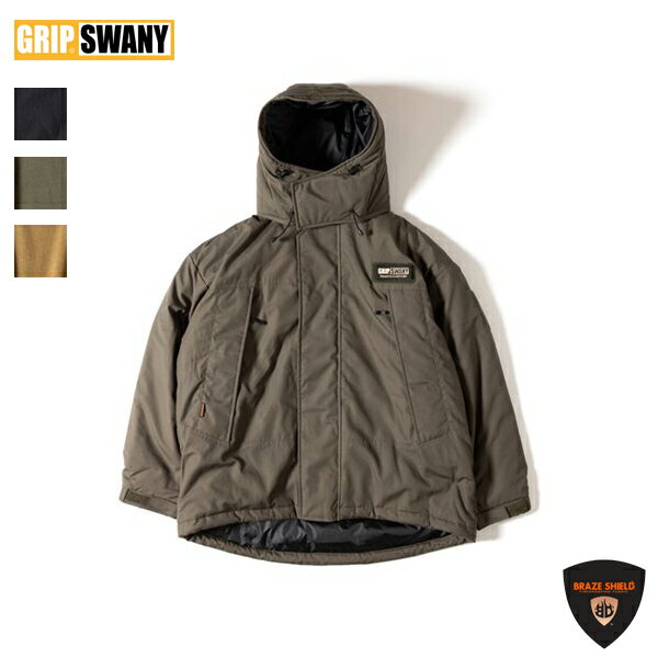 20%OFFクーポン対象 GRIP SWANY / FP MONSTER SHORT PARKA ファイヤープルーフモンスターショートパーカ GSJ-76 グリップスワニー 難燃素材 2022秋冬 