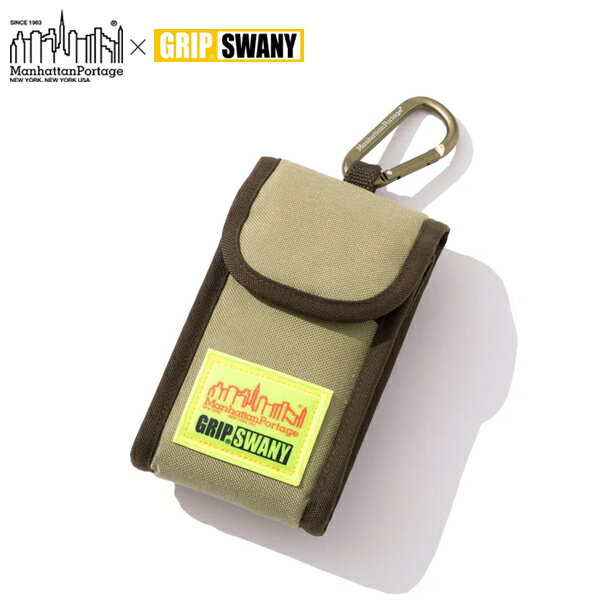 Rakuten - 10%OFFクーポン対象 / グリップスワニー GRIP SWANY / Accessory Case For GRIP SWANY / MP1025LREFGRSW / Manhattan Portage / マンハッタンポーテージ コラボ / アクセサリーケース ポーチ 小物入れ カラビナ付き デイリーユース アウトドア ユニセックス / 2026春夏