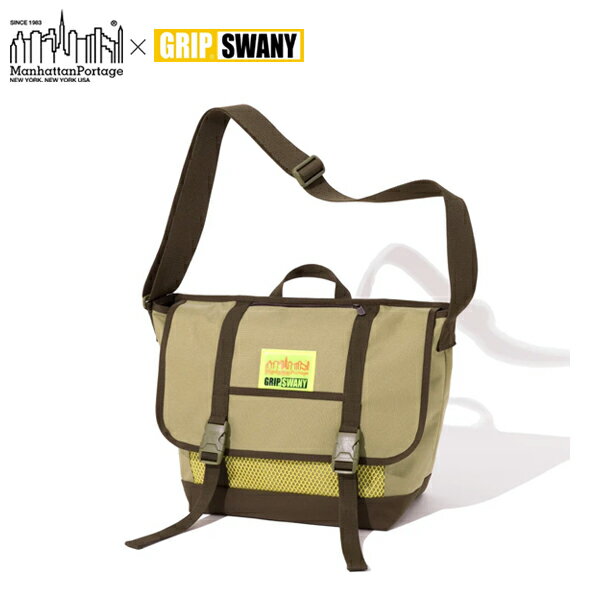Rakuten - 10%OFFクーポン対象 / グリップスワニー GRIP SWANY / Ny Messenger Bag For GRIP SWANY / MP1606REFGRSW / Manhattan Portage / マンハッタンポーテージ コラボ / メッセンジャーバッグ ショルダーバッグ A4対応 2WAY デイリーユース アウトドア ユニセックス / 2026春夏