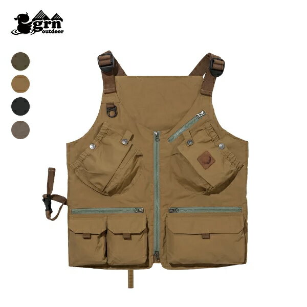 (20%OFFクーポン対象) grn outdoor / TEBURA VEST 21 手ぶらベスト (GO9203Q) (grnアウトドア) (便利アイテム / 撥水)