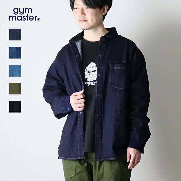 Rakuten - 20%OFFクーポン対象 / ジムマスター gym master / 10oz ストレッチデニムシャツジャケット / カツラギシャツジャケット / G221718 / シャツジャケット メンズ レディース 長袖 シャツ ライトアウター カジュアル ワーク アウトドア / 2026春夏