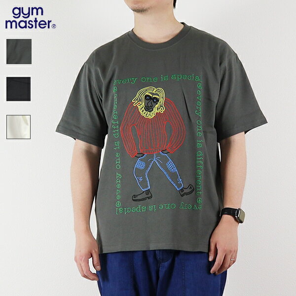 Rakuten - 20%OFFクーポン対象 / ジムマスター gym master / 7.4oz every one is special 刺繍TEE / G721703 / 刺繍 メンズ レディース 半袖 厚手 カットソー クルーネック アメカジ / 2026春夏 / ネコポス配送