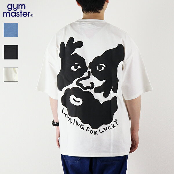Rakuten - 20%OFFクーポン対象 / ジムマスター gym master / 7.4oz LOOKING FOR LUCKY ビッグTEE / G721708 / メンズ レディース 半袖 ビッグシルエット オーバーサイズ 厚手 ヘビーウェイト カットソー クルーネック アメカジ / 2026春夏 / ネコポス配送