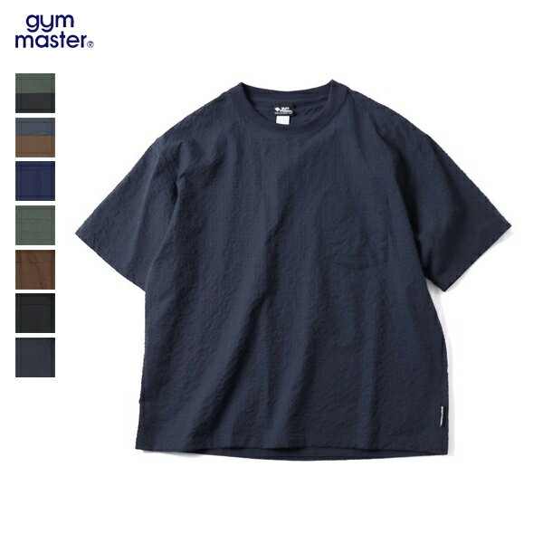 Rakuten - 20%OFFクーポン対象 / ジムマスター gym master / ULシアサッカーTシャツ / G733721 / 半袖 クルーネック 超軽量 速乾 凹凸素材 ワーク カジュアル メンズ レディース ユニセックス / 2026春夏 / ネコポス配送