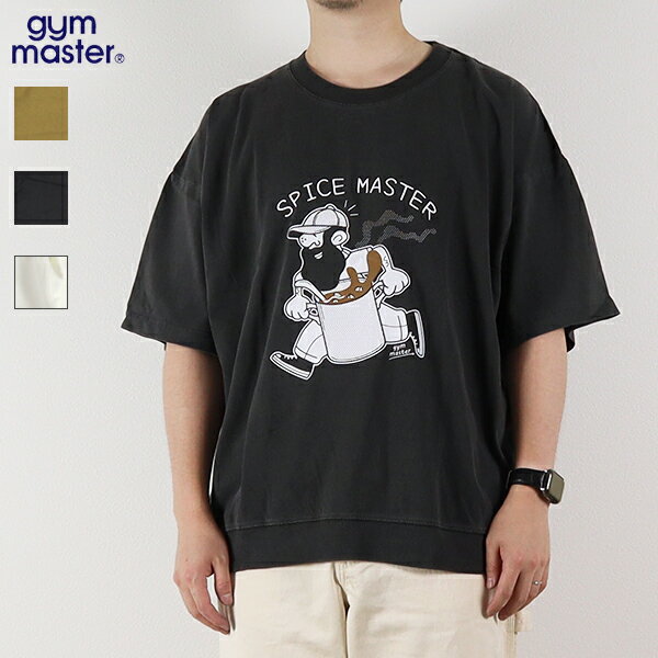 Rakuten - 20%OFFクーポン対象 / ジムマスター gym master / 6.2oz ピグメント SPICE MASTER ビッグTEE / G733783 / メンズ レディース 半袖 ビッグシルエット オーバーサイズ 厚手 ヘビーウェイト カットソー クルーネック アメカジ / 2026春夏 / ネコポス配送