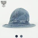 10%OFFクーポン対象 / ヒューストン HOUSTON / DENIM ARMY HAT デニムアーミーハット / 6677 / メンズ / 2023秋冬 ...