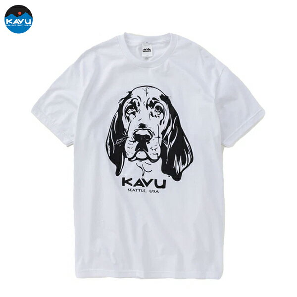 Rakuten - 20%OFFクーポン対象 / カブー KAVU / 26 Dog Tee 26 ドッグ Tee / 19822486 / バセットハウンド / ハンドプリント / 半袖Tシャツ / コットン / ユニセックス / 2026春夏 / ネコポス配送
