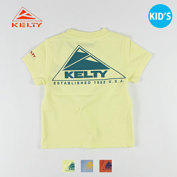 (30%OFF) KELTY ケルティ / Kids Back Logo S/S T-Shirt キッズバックロゴショースリーブTシャツ (KE23114038) (2023春夏) (ネコポス対応)