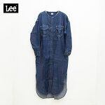 Leeリー/NO-COLORSHIRTSONEPIECEノーカラーシャツワンピース(LL6059)(2019年春夏)