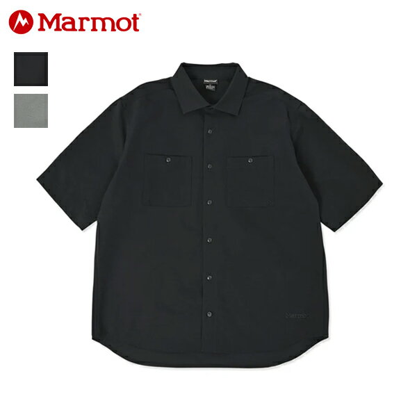 Rakuten - 10%OFFクーポン対象 / マーモット Marmot / DA Breathable S/S Shirt DAブレサブル ショートスリーブシャツ / MTSS25MSH019 / 半袖シャツ / 耐久撥水 / 通気性 / ストレッチ性 / 大きめポケット / アウトドア / タウンユース / メンズ / 2026春夏 / ネコポス配送