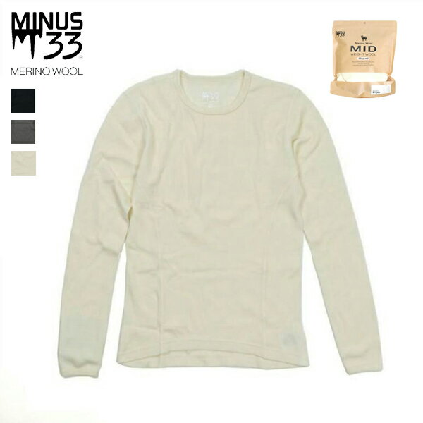 MINUS33 マイナスサーティスリー / OSSIPEE CREW オシッピー クルー (WOMENS MIDWEIGHT) (メリノウール) (804)