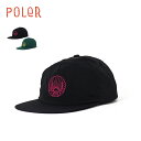 5%OFFクーポン対象 / ポーラー POLeR / PS EMB NYLON CAP / 251MCV0090 / キャップ / 帽子 / ナイロン / シンプル / ユニセックス / 2025春夏 / ネコポス配送