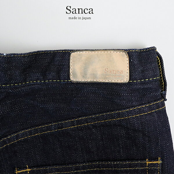 サンカ Sanca / 15.5OZ DENIM 5P WIDE FIT / PT06 / INDIGO / ワイドデニム パンツ...