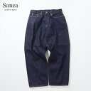 10%OFFクーポン対象 / サンカ Sanca / 15.5OZ DENIM 5P WIDE FIT / PT07 / INDIGO / ワイドデニム パンツ...