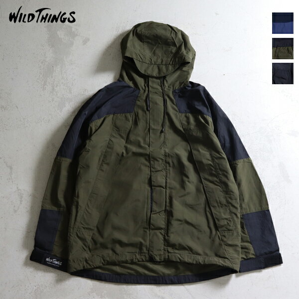 WILDTHINGS ワイルドシングス / マシーフジャケット MASSIF JACKET (WT24008AD) (SUPPLEX) (ナイロンジャケット ウインドブレーカー) (2024春夏)