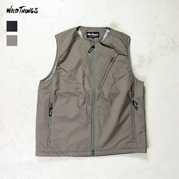 5%OFFクーポン対象 / ワイルドシングス WILDTHINGS / DOTS LOFT MIDDLE VEST ドッツ ロフト ミドル ベスト / WT-252-13-Q4 / 高性能中綿 VIVO / メンズ 中綿ベスト / 2025秋冬