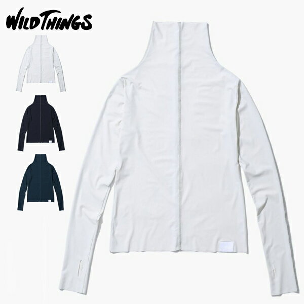 (10 OFFクーポン対象) WILDTHINGS ワイルドシングス / UV PROTECTION UNDER SHIRTS in PAKE UVプロテクションアンダーシャツ (WTW22014CL) (2022春夏) (ネコポス配送)