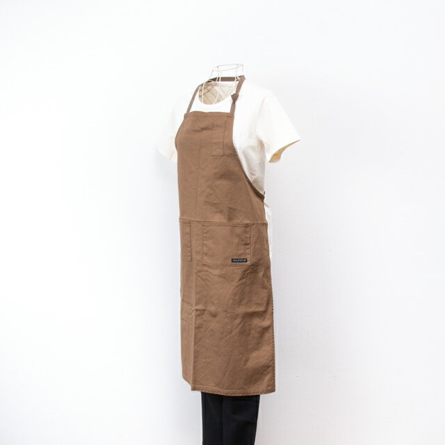 NAPRON エプロン NAPRON エプロン 帆布生地 モカ NP-AP05 4POCKET CANVAS FULL APRON MOCHA ネコポス便対応(同梱は不可)