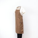 NAPRON エプロン 帆布生地 モカ NP-AP05 4POCKET CANVAS FULL APRON MOCHA ネコポス便対応(同梱は不可)