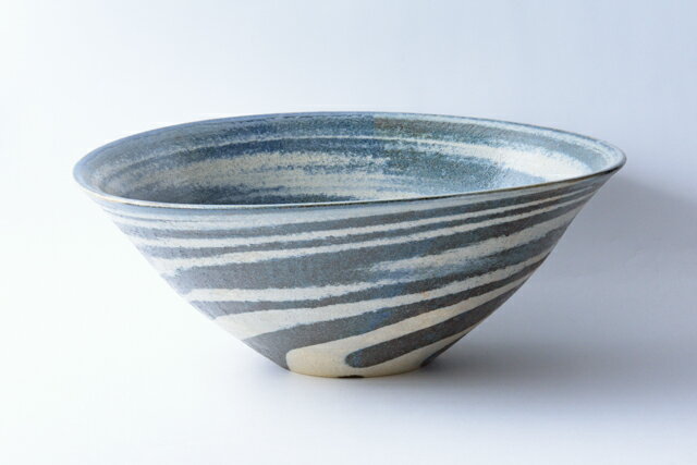 牧谷窯 杉本義訓 練り込み大鉢