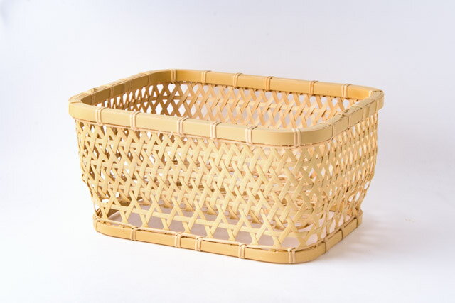 石田淳 茶碗かご 小 福岡 水切り 茶碗籠 竹かご 作家物