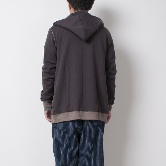 Yohaku 余白 茶綿ジップパーカー スミクロ 限定生産色 O0001d Frank 暮らしの道具 Yohaku 余白 茶綿ジップパーカー スミクロ 限定生産色 O0001d Frank 暮らしの道具