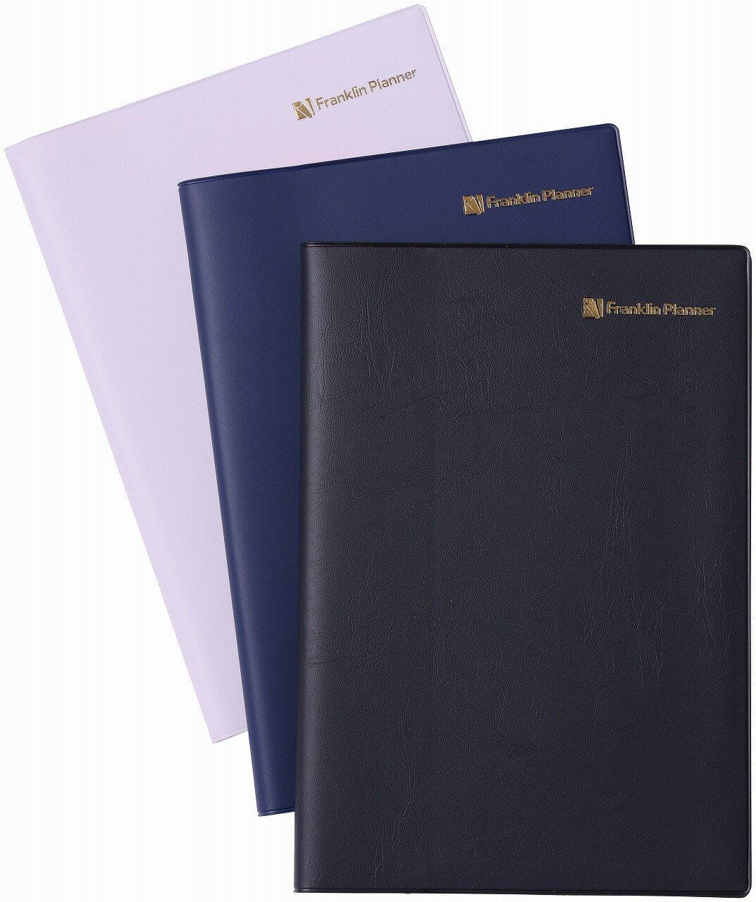 【公式】◆A5サイズ｜2023年4月始まり｜綴じ手帳｜ プロジェクトウィークリー｜ブラック・ソフトグレー・ネイビー【フランクリン・プランナー】のサムネイル