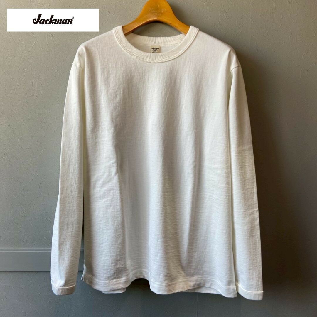 Rakuten - 【ポイント10倍】JACKMAN ジャックマン ドツメロングスリーブT-シャツ JM5460 ドツメ 長袖 Dotsume LS T-shirt