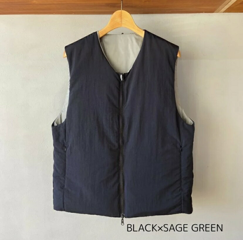 Rakuten - ポイント5倍!!【特別価格】LAMOND ラモンド Nylon Cotton Reversible Down Vest ナイロンリバーシブルベスト LM-O-108 ダウンベスト