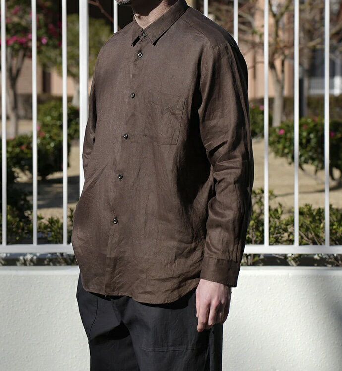 Other - 【new item!!】MANUAL ALPHABET マニュアルアルファベット リネンシャツ LINEN CANVAS LOOSE FIT R/C SHIRTS 新作 即日発送 MA-S-815