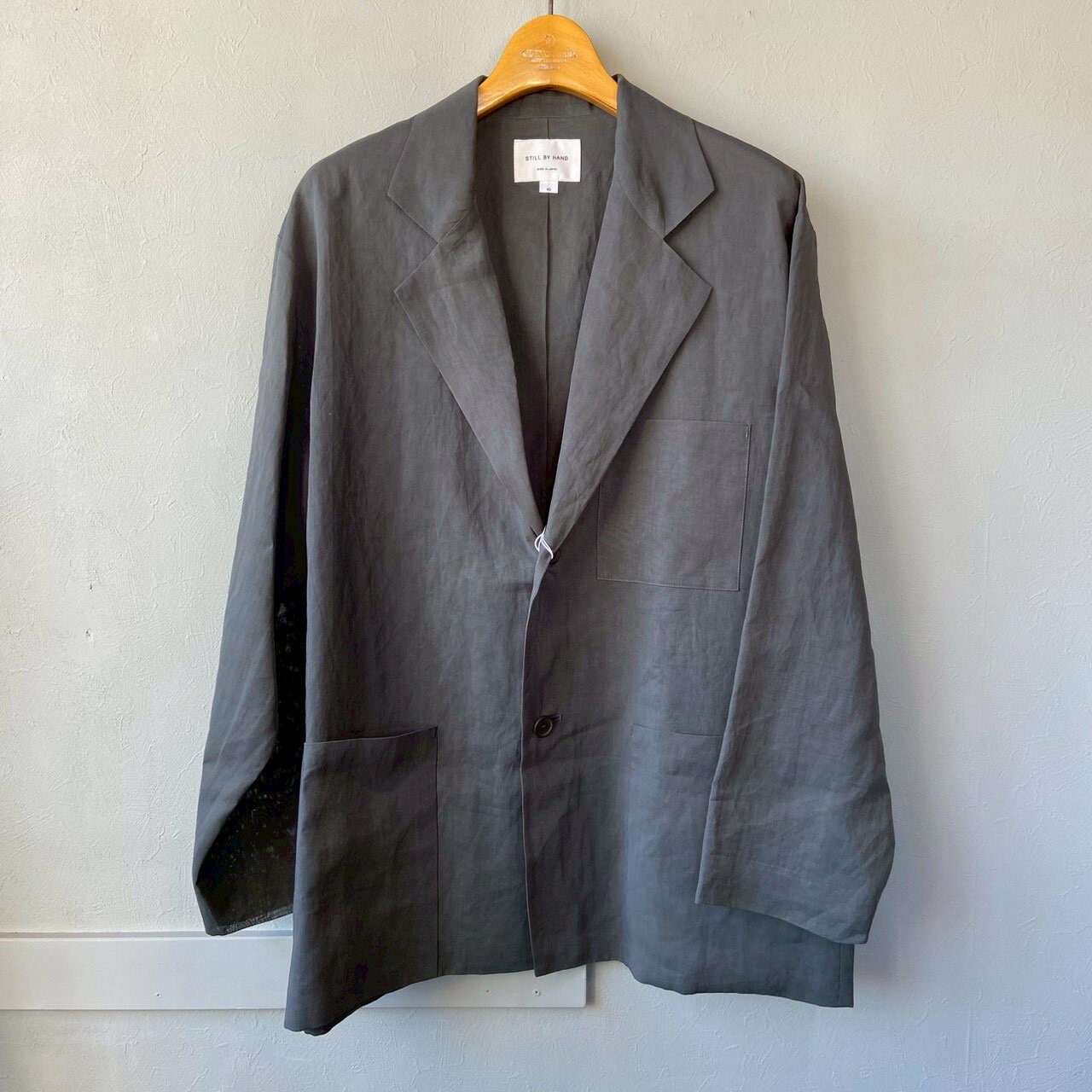 Rakuten - 【new item!!】STILL BY HAND / JK01261 オーバーサイズ ジャケット カジュアルジャケット 通気性 軽量 即日発送