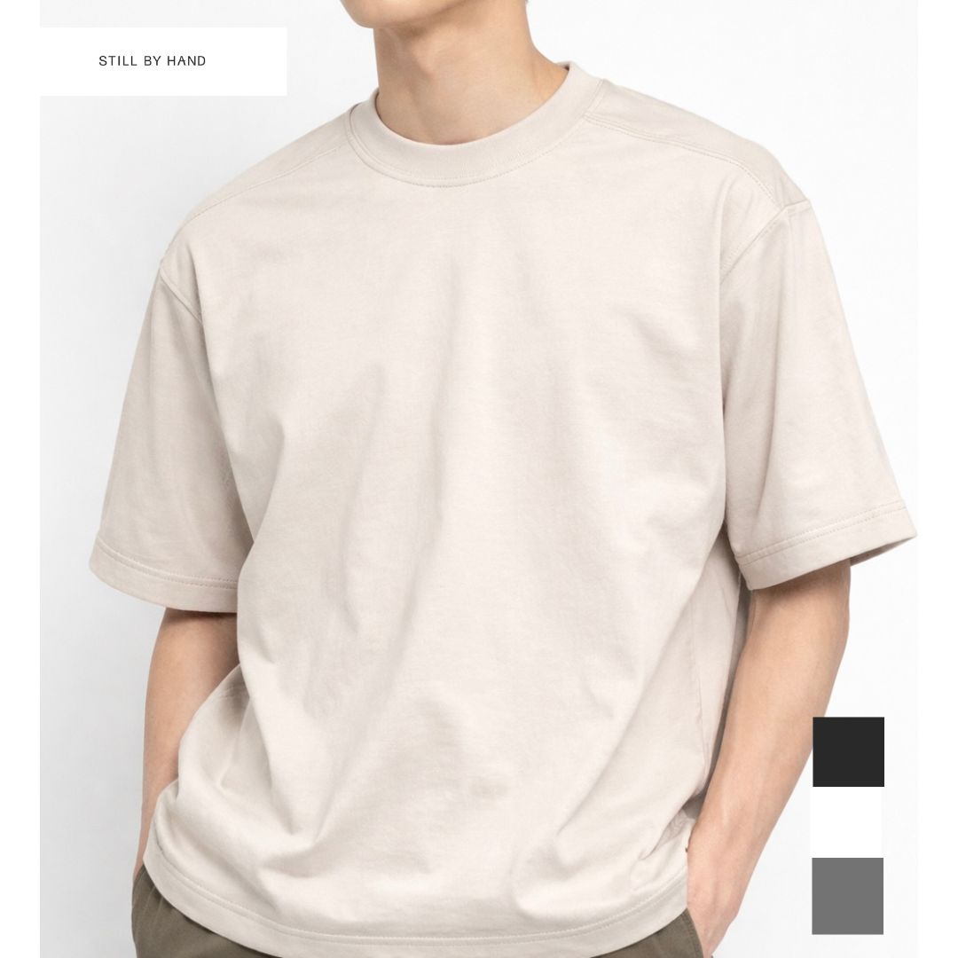 Rakuten - 【NEW ITEM!!】STILL BY HAND スティルバイハンド / CS01261 ヘビーウェイト Tシャツ ジャケット インナー Cotton 綿 100%