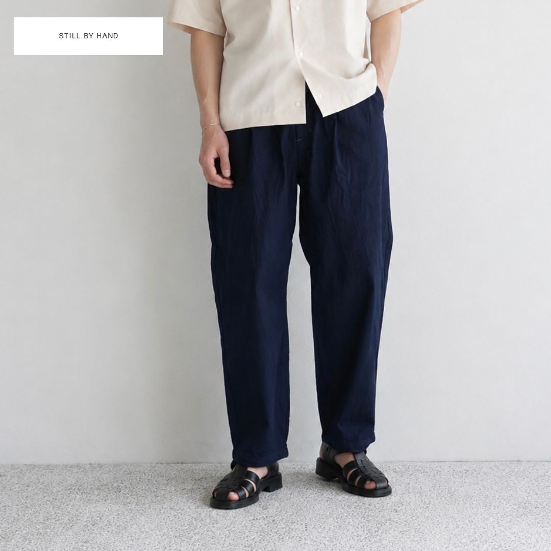 STILL BY HAND テーパードデニム&コンフェクトジップトップまとめ買い 楽天市場】still by hand タックデニムの通販