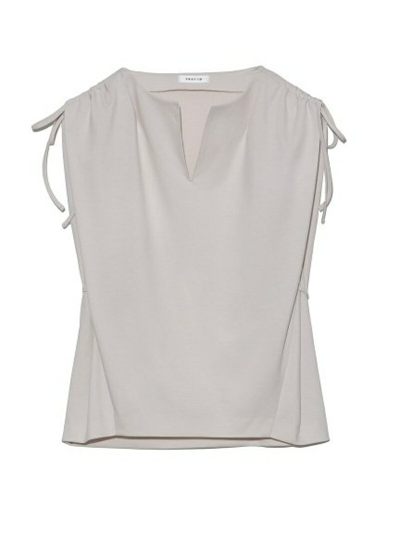 【SALE／50%OFF】スキッパータックカットトップス FRAY I.D フレイ アイディー トップス カットソー・Tシャツ ホワイト ブラック ブラウン【RBA_E】【送料無料】[Rakuten Fashion]のサムネイル