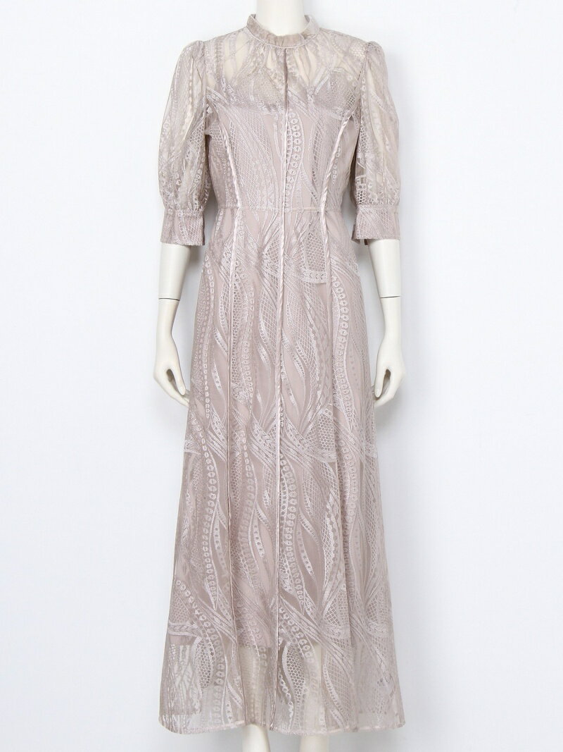 チュールエンブロイダリードレス FRAY I.D フレイ アイディー ワンピース・ドレス その他のワンピース・ドレス レッド ブラック ベージュ【送料無料】[Rakuten Fashion]のサムネイル