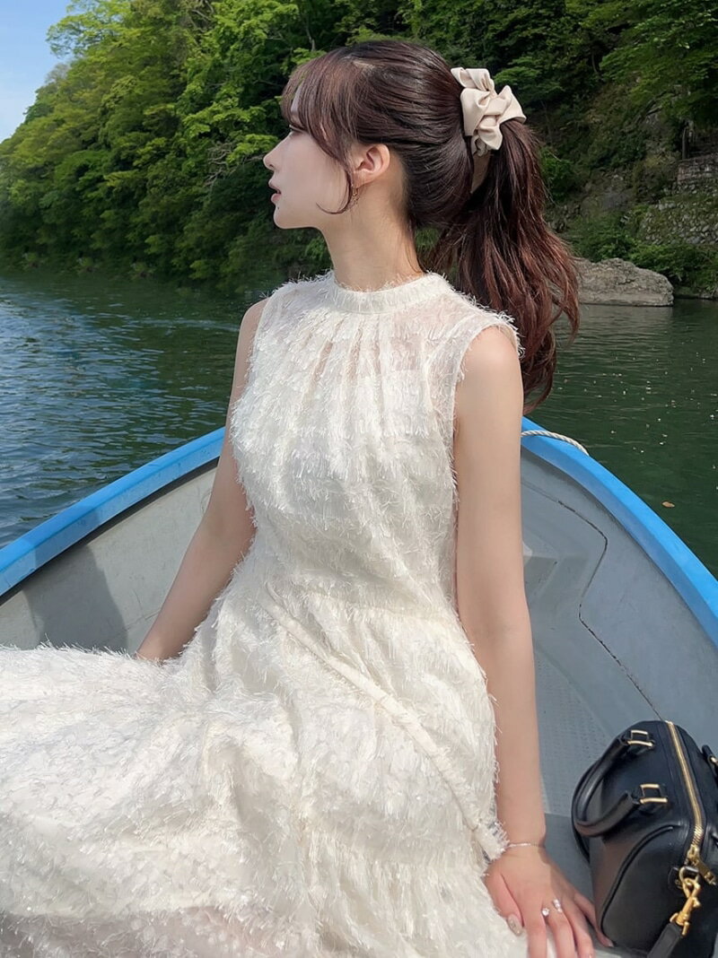 【SALE／30%OFF】2wayベルト付きティアードワンピース FRAY I.D フレイ アイディー ワンピース・ドレス ワンピース ブラック イエロー ホワイト【RBA_E】【送料無料】[Rakuten Fashion]のサムネイル