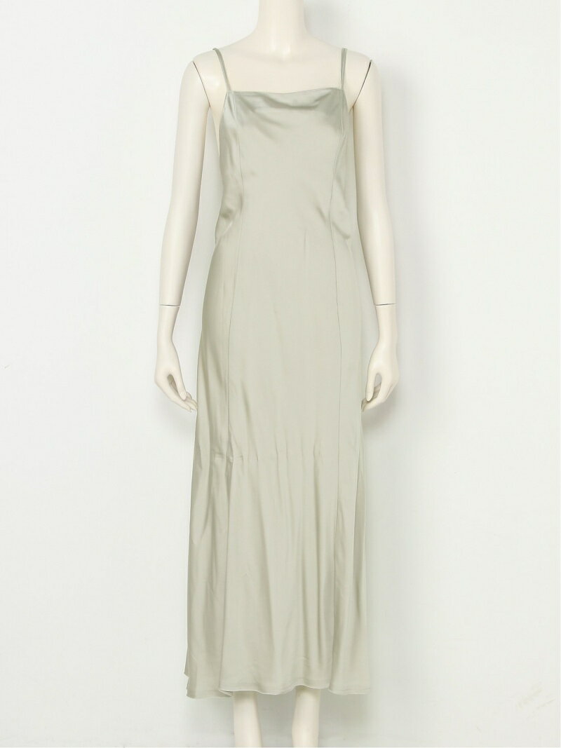 楽天市場 Rakuten Fashion Sale 45 Off サテンキャミドレス Fray I D フレイ アイディー ワンピース キャミワンピース ベージュ ブラウン グリーン Rba E 送料無料 Fray I D フレイアイディー