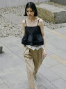 【FRAY I.D|Dickies】ツータックワイドツイルパンツ FRAY I.D フレイ アイディー パンツ その他のパンツ ネイビー ベージュ ピンク【送料...
