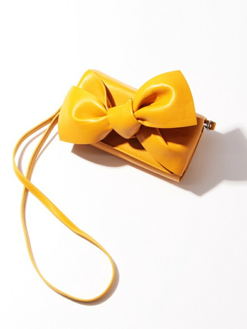 [Rakuten Fashion]【SALE／40%OFF】*ノットリボンミニショルダー FRAY I.D フレイ アイディー バッグ ショルダーバッグ イエロー ブラック【RBA_E】【送料無料】のサムネイル