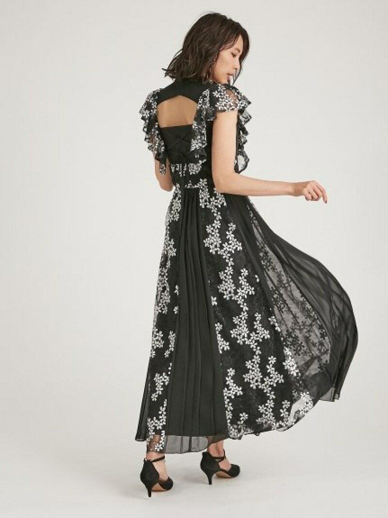 注目の エンブロイダリ プリーツドレス Fray I D フレイ アイディー ワンピース ノースリーブワンピース ブラック ホワイト ブルー 送料無料 Fashion メーカー包装済 Infosex Com Br