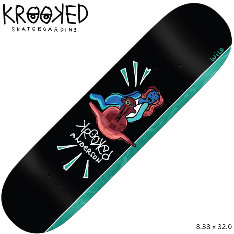 クルキッド デッキ KROOKED Manderson Sea Bird 8.38 スケートボード スケボー デッキ skateboard