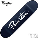 プリミティブ デッキ PRIMITIVE DECK NUEVO SCRIPT NAVY YANKEES NAVY 7.5 8.0inch スケートボード スケボー プリミティブ デッキ