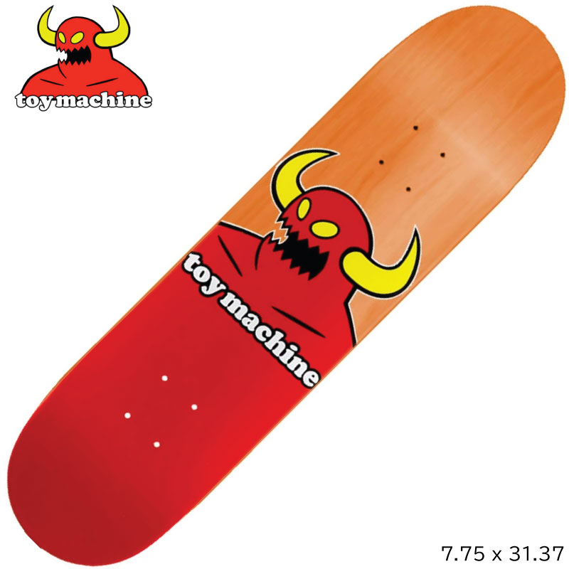 トイマシーン デッキ スケートボード デッキ Toy Machine DECK MONSTER 7.75 スケートボード スケボー ..