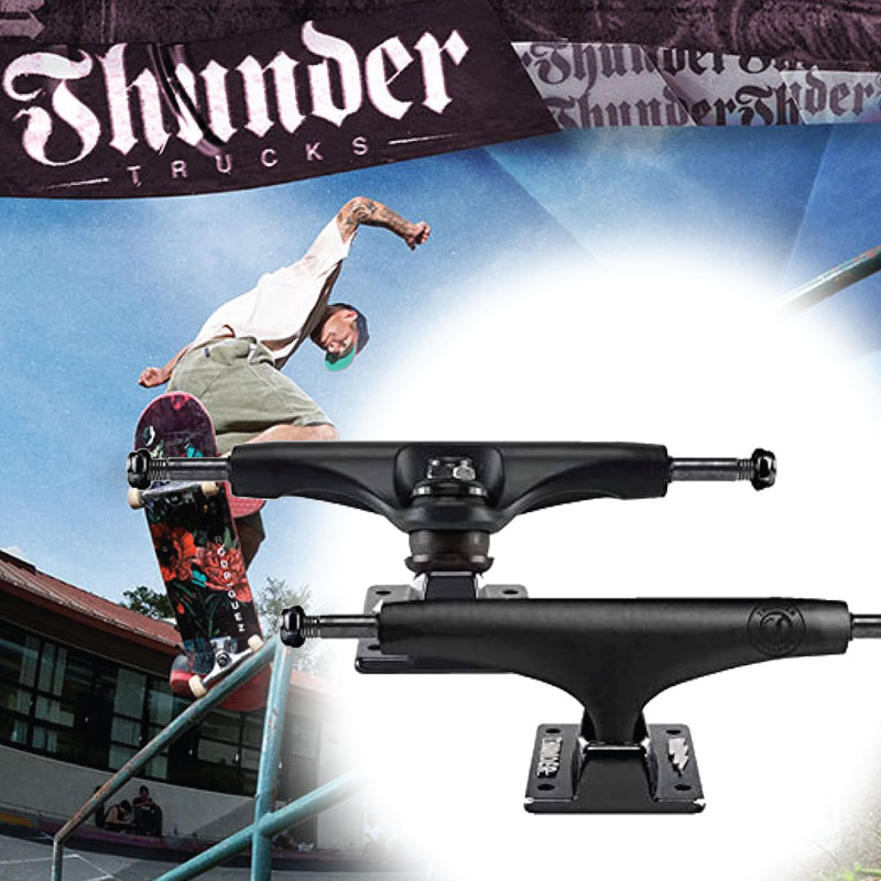 サンダー トラック ホローライト 2 Thunder Trucks HOLLOW LIGHT II ALL BLACK HI 145 147 スケートボード スケボー ハイトラック