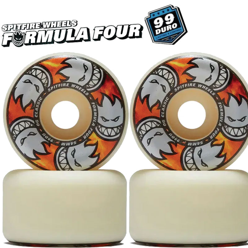 樂天商城 - スピットファイアー ウィール SPITFIRE WHEEL F4 99D Multiball O.G. Classics Wheels 54mm スケボー SKATEBOARD スケートボード